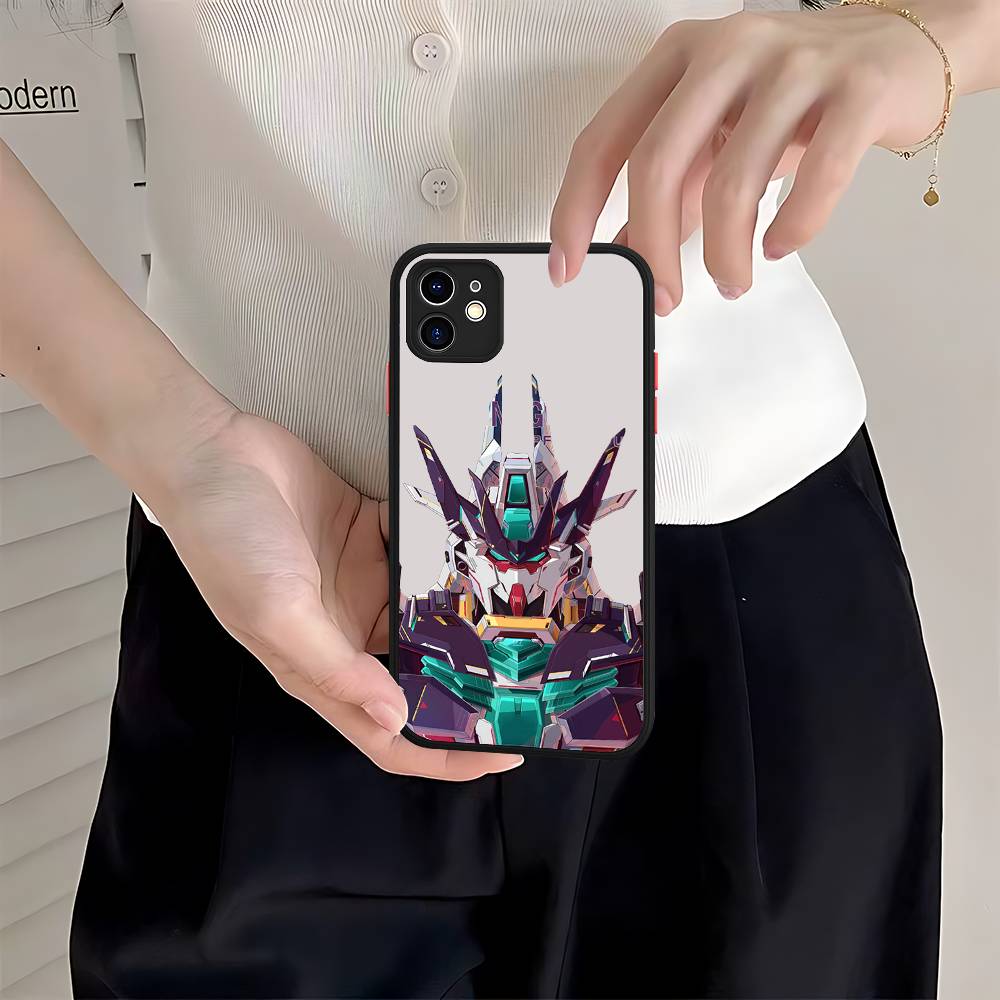 Cartoon G-Gundams Phone Case For IPhone 11 12 13 14 15 16 Pro Plus X XS MAX Matte Bumper Shockproof Cover
