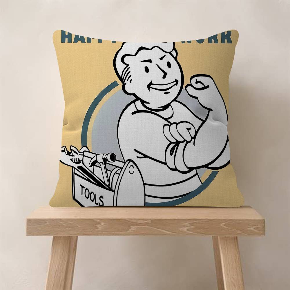 Hot Game FFallouts Vault BBoys Personalized Pillow Dust Cover Bedroom Kids Party Decoration Pillowcase Birthday Children