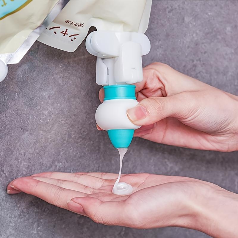 Hanging Refill Pump Dispenser, Liquid Controller for Laundry Detergent Shower Gel & Shampoo, Leakproof, Suitable for Home