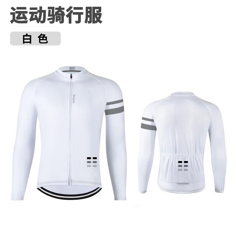 Men Women Cycling Jersey Pants Set Lightweight Quick-Dry Long Sleeve Bike Outfit Mountain Road Riding