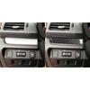 Real Carbon Fiber Car Accessories Driver Dashboard Strip Cover Soft Sticker For Subaru Impreza 2012-2016 XV Crosstrek 2013-2017