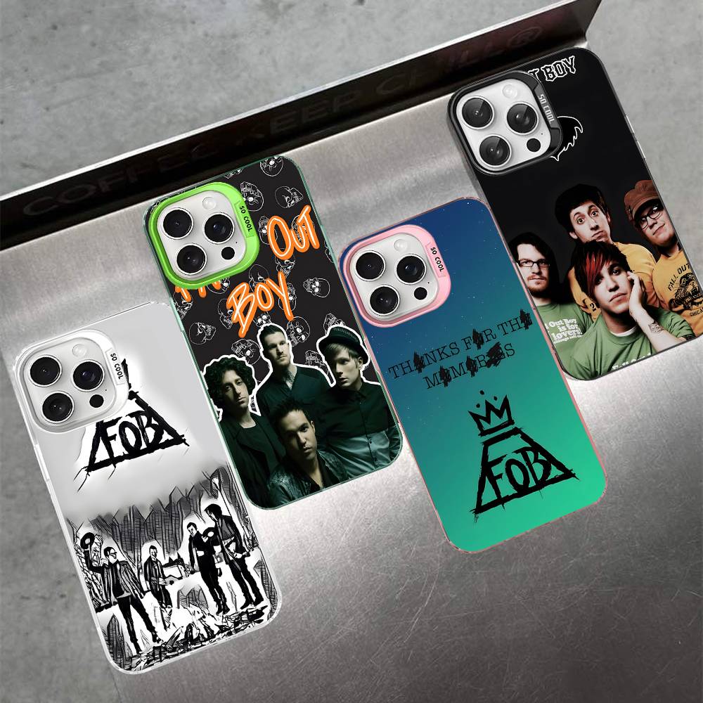 Чехол для телефона F-Fall Out Boy Band для iPhone 17 Air 16 15 14 13 12 11 Pro Max Цветной Жесткий Чехол