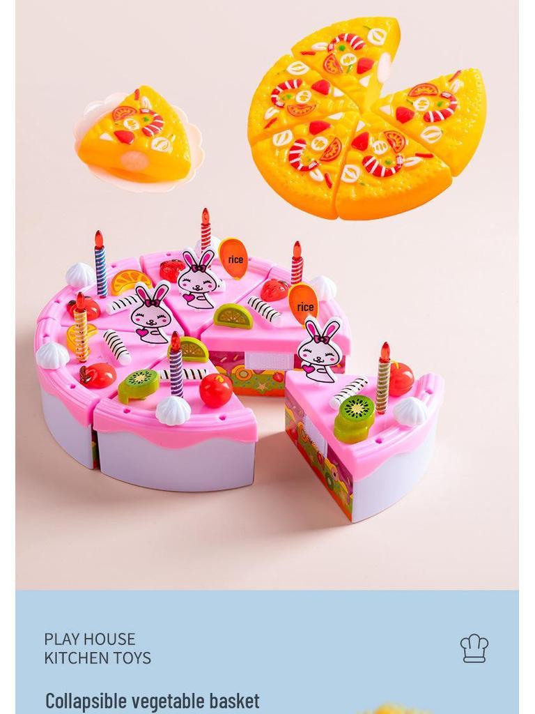 Детский игровой кухонный набор и набор для резки фруктов