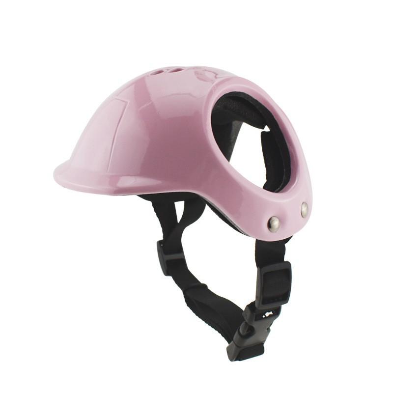 Cool Sport Hat for Pets Fashionable Polyester Bicycle Motorcycle Helmet with Sunglasses for Dog Protective Ridding Cap
