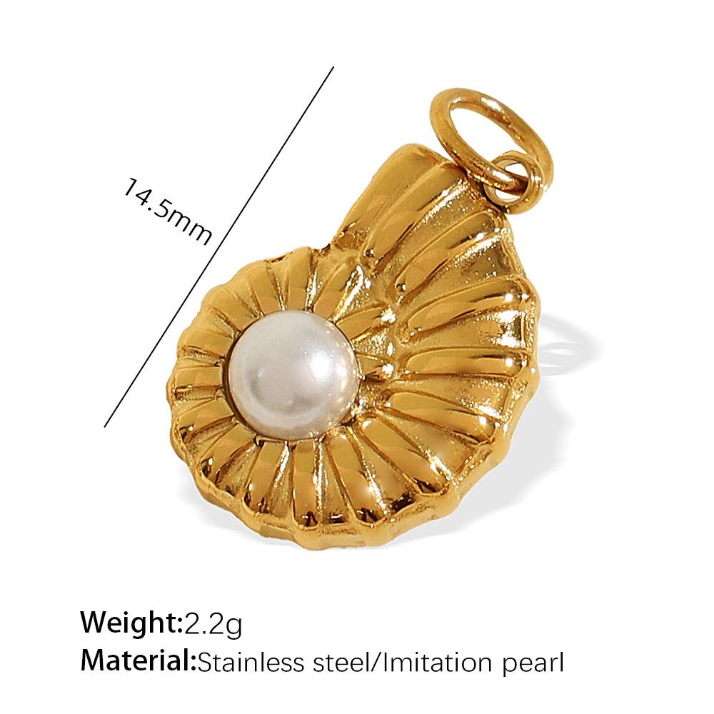 Exquisite Diy Diverse Diamond Pendant Accessories Stainless Steel Gold Plated Versatile Pendant Collection