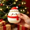 Crunchy Stress Ball Christmas Daifuku Relief Toy, Slow Rebound Steamed Bun Squeeze Toys Sensory Holiday Party Favors for Kids Adults Reliever