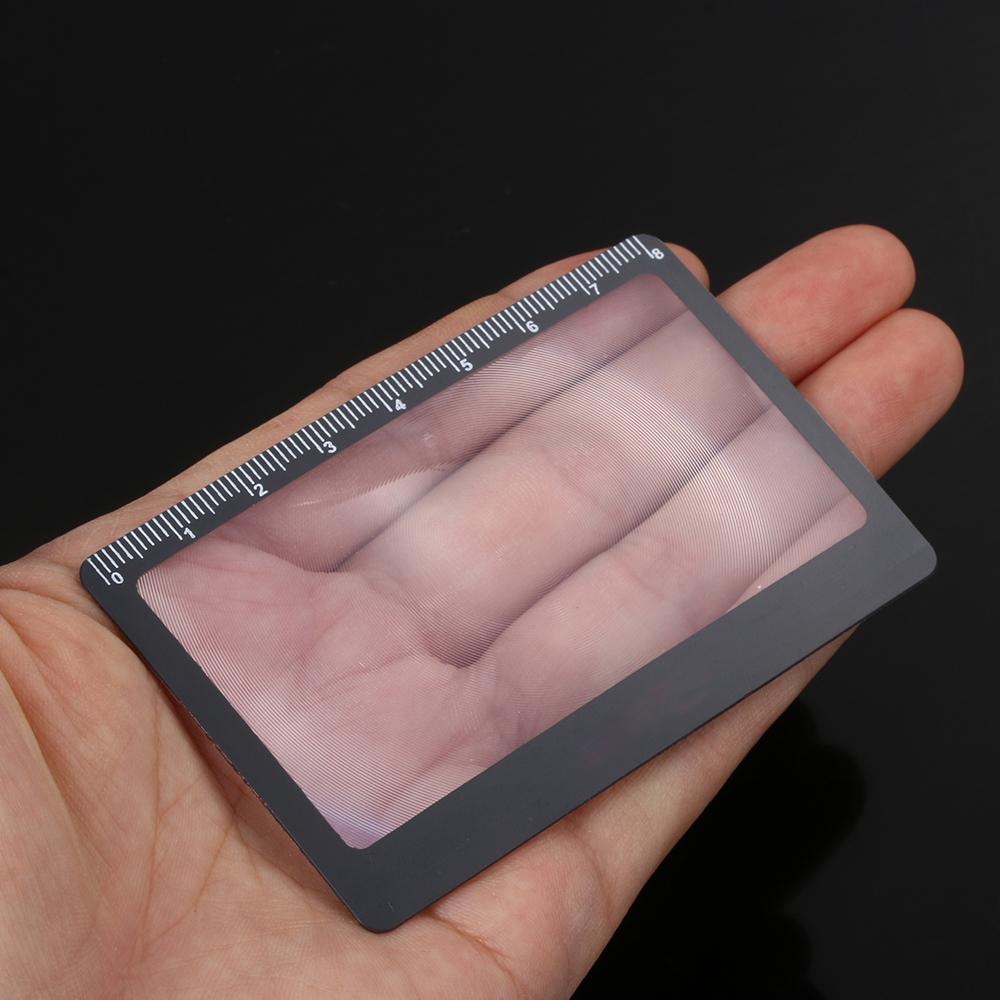 With Scale Book Page Magnification Outdoor Focused Ignition X3 Magnifying Magnifier Sheet