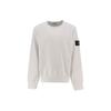 STONE ISLAND Толстовка с нашивкой-логотипом, круглый вырез, пуловер, детские топы, серый 781661340-V0061