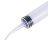4Pcs/Set 12Ml Disposable Transparent Dental Irrigation Syringe With Curved Tip