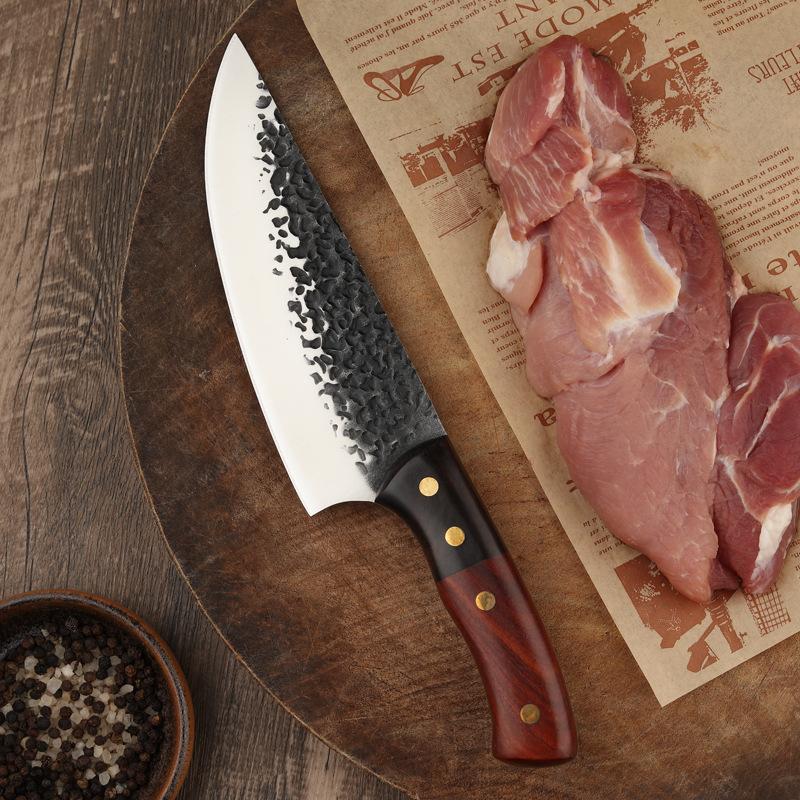 Кухонный нож для обвалки, кованый нож из нержавеющей стали, нож шеф-повара, нож для мяса