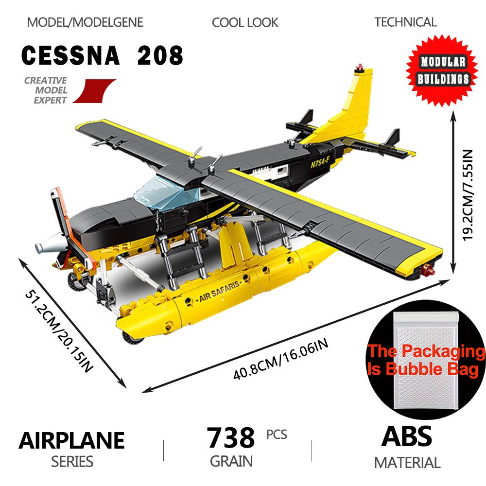 Военная модель Cessna 208 Attack, Строительные блоки, Солдаты, Армейский самолет, Самолет, Кирпичики, Игрушки, Для Рождества, Дня Благодарения, Подарки