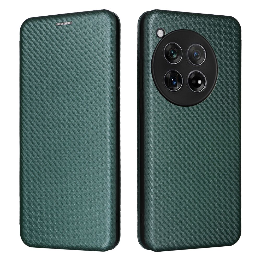 Магнитный кожаный чехол-книжка из углеродного волокна для Oneplus 13 12 12R 11R 10 9 Pro 8T 8 Pro 7T 6T Nord4 Чехол Кошелек Держатель для карт