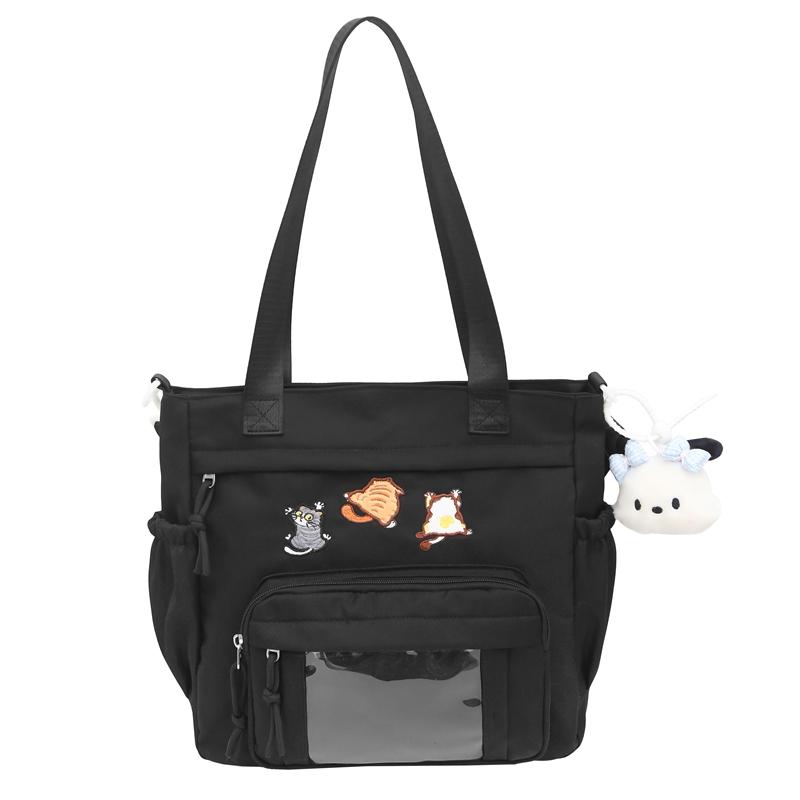 Сумка через плечо Cartoon Commuter женская большая вместительная студенческая сумка-тоут студенческая сумка через плечо