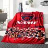 Custom Name Deportivo Cruz Azul Inspired Party Blanket For Couch Bed Plush Cozy Fuzzy Blanket Super Soft Warm Blankets For Fall And Winter 0916225
