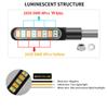 2 шт. 16 светодиодов 12 В динамические бегущие огни мотоцикла указатели поворота ДХО ЧПУ IP68 водонепроницаемые