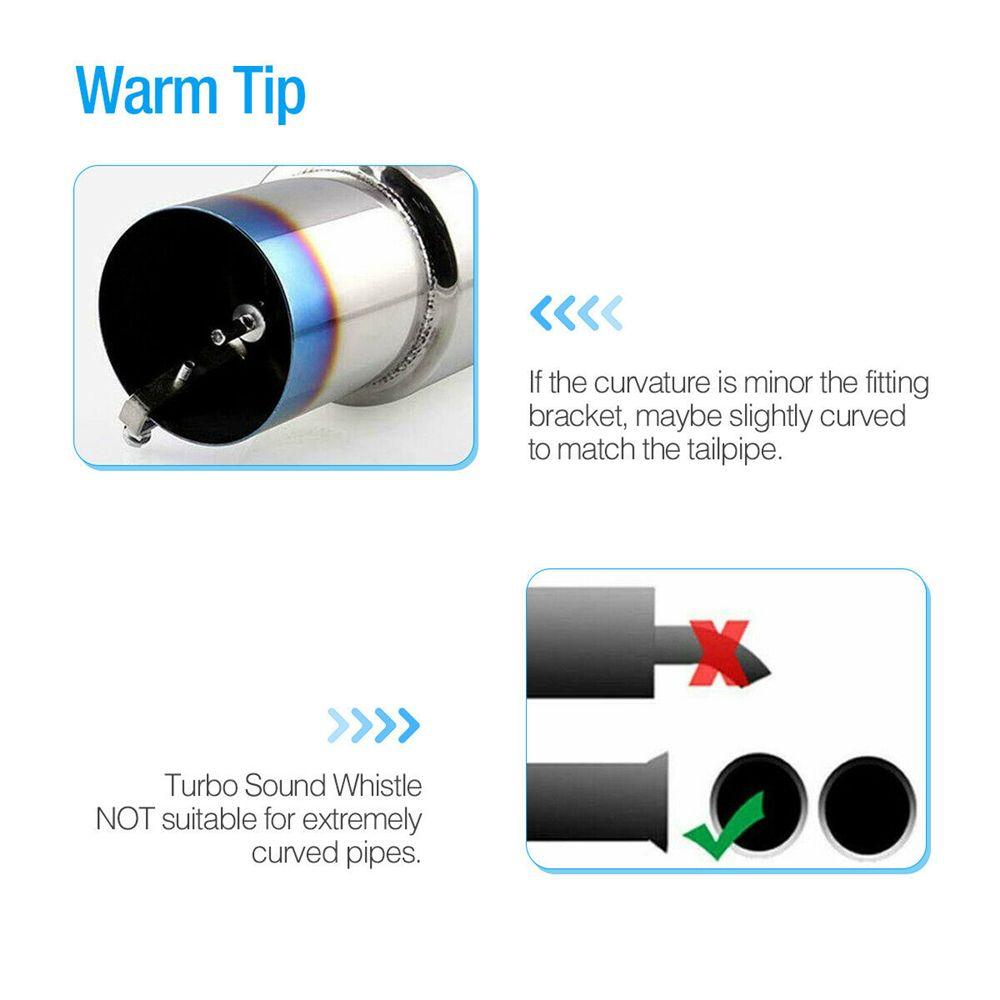 Simulator Car Turbo Exhaust Pipe Sound Simulator Whistle Roar Maker Sound Tail Exhaust Muffler Pipe