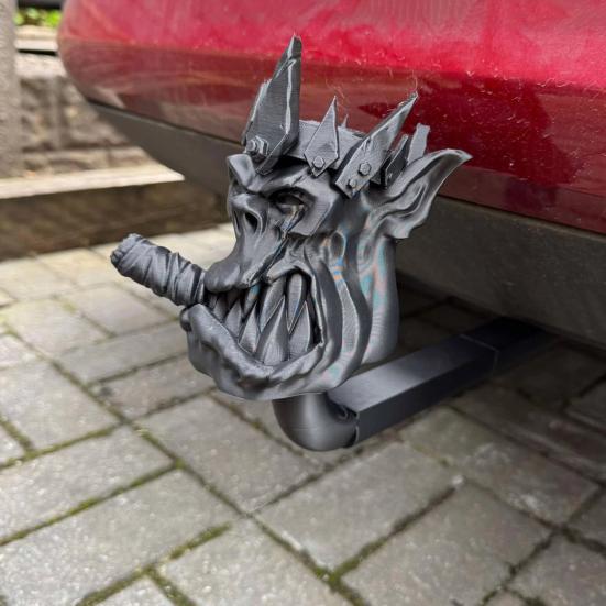 3D-печатная крышка фаркопа, погодостойкая, для автомобиля, пикапа, прицепа, буксировочного крюка, декоративный элемент, экстерьер автомобиля