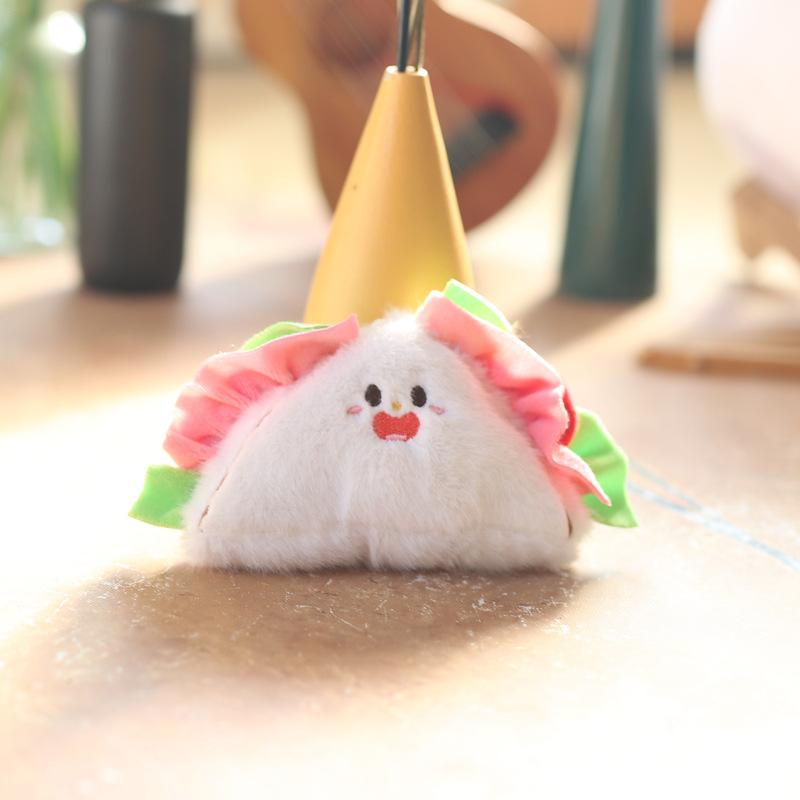 Милый милый гамбургер маленькая подвеска плюшевые игрушки кукла суши картофель фри хлеб круассан сумка подвесное украшение брелок