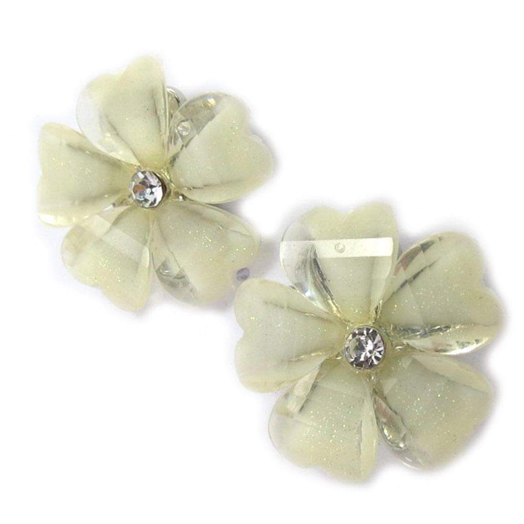 Les Trésors De Lily [K0991] - Серьги «Принцесса» цвета слоновой кости.