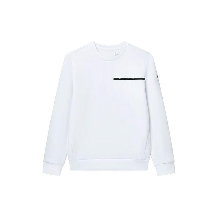 Fila Атлетика Пуловер Свитшот Мужские топы Нефритово-белый A11M141212F-WT