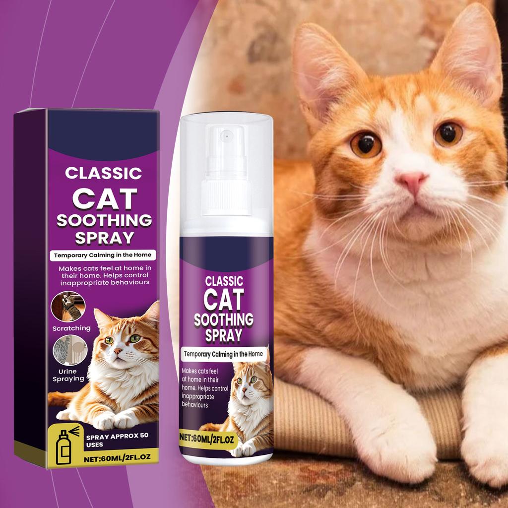 60ml Cat Soothing Spray To Prevent Scratching And Disorderly Urination Mild Ingredients
