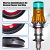 Sealing Ring And Base Lid for Dust Bin Top Fixed Dust Cup Replacement Part for Dyson V6 V7 V8 V10 V11 V12 V15 Vacuum Cleaner