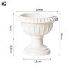 Nordic White Flower Vase Simple Flower Pot Storage Bottle Imitation Creative Flower Pot Home Wedding Decoration Ornament