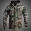 Jacket Camouflage Jacket Men's Trench Coat Autumn Winter Windbreaker Clothes Hooded Army Field Jacket