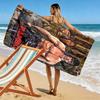 Rambo First Blood Print Beach Towel, Large Soft Quick Dry Towel for Beach Camping Swimming