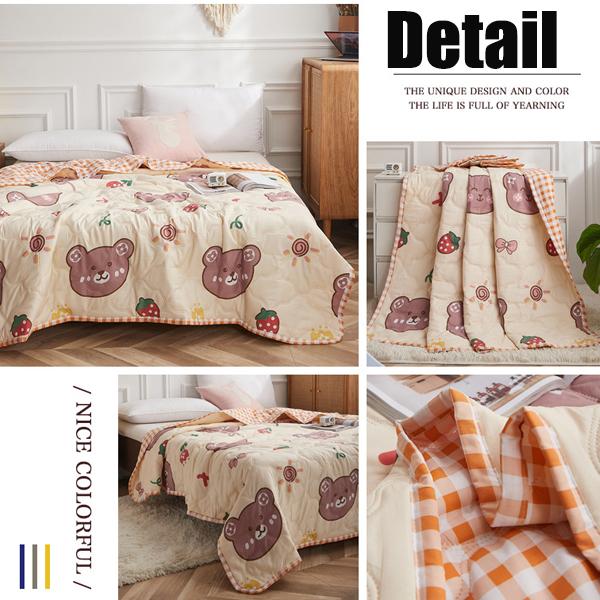 NEW Spring Summer Cotton Blanket Thin Comforter Quilts Adult Children's King Quilt Patchwork Bedspread Luxury Bed Blanket Home Decor