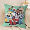 МИЛАЯ Мультяшная Наволочка C-Cuphead Съемная Моющаяся Наволочка – Всесезонный Мягкий Лен