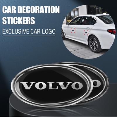 Для Rdesign S40 S60 S80 S90 V40 V50 V60 V70 V90 V80 XC40 Автомобиль Кузов Багажник Овальная Наклейка-Накладка на Шильдик Аксессуары Авто Стайлинг