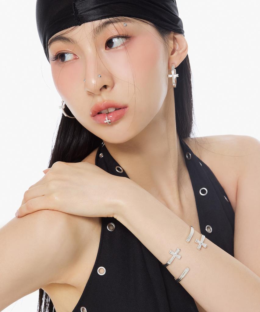 Nimbus Shine Cross Bangle