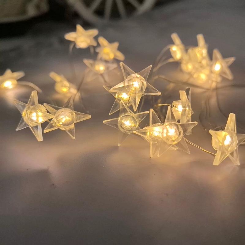 Exclusive LED Santa Claus Snowflake Bell String Lights for Christmas Decoration
