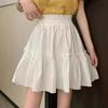2024 Весна и Осень Женская Маленькая Юбка-зонт А-силуэта с плиссировкой и высокой талией