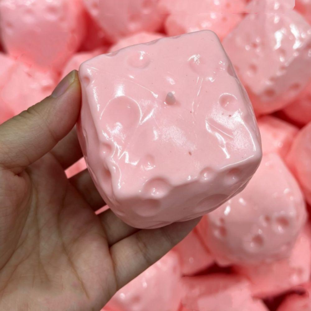Hand Relax Cheese Squishy Moldable Handmade Ball Creative Crunch Squishy Children Gifts