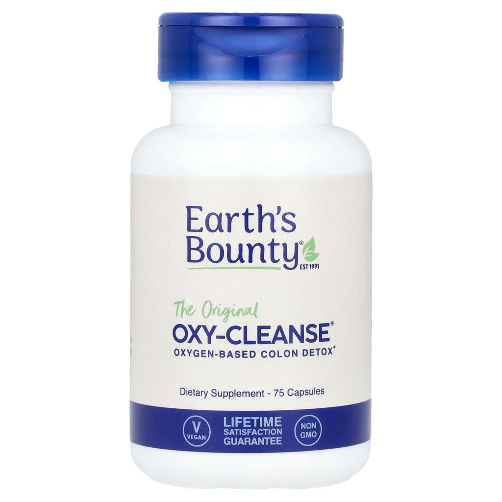 Earth'S Bounty, Origianl Oxy-Cleanse®, Oxygen-Based Colon Detox, 75 Capsules