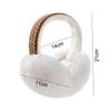 Winter Warm Folding Ear Warmer Thickened Faux Fur Ear-Muffs  For Women Men Outdoor