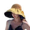 Летняя солнцезащитная шляпа-панама с открытым верхом, женская, новая мода, иностранный стиль, модная виниловая шляпа-ведро