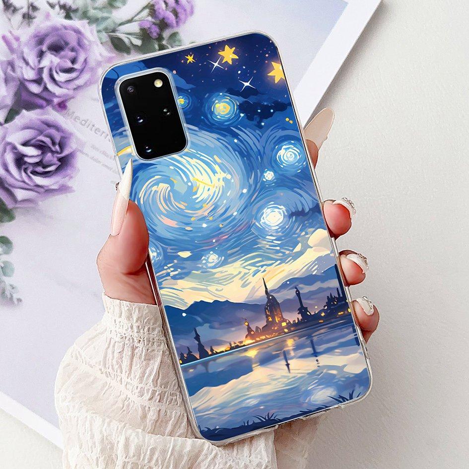 Для Samsung Galaxy S20 Plus Ultra 5G Чехол Модный Цветочный Расписной Мягкий Тонкий Силиконовый Задний Чехол Для Samsung S20 5G SM-G981B Funda