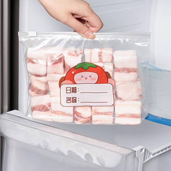 1 комплект сохраняющей свежесть морозостойкой многоразовой гладкой сумки для заморозки пищевых продуктов