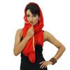Chiffon Blend Stole Indian Long Dupatta Chunni Neck Wrap Tassel Scarf