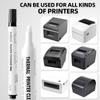 Plastic Thermal Printer Cleaning Pen White Scanner Supplies Long Thermal Printer Cleaner  Universal