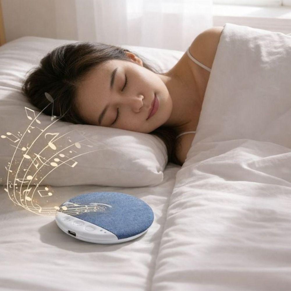 Mini Under Pillow Bluetooth Speaker Bluetooth 5.4 White Noise Machine Better Sleep