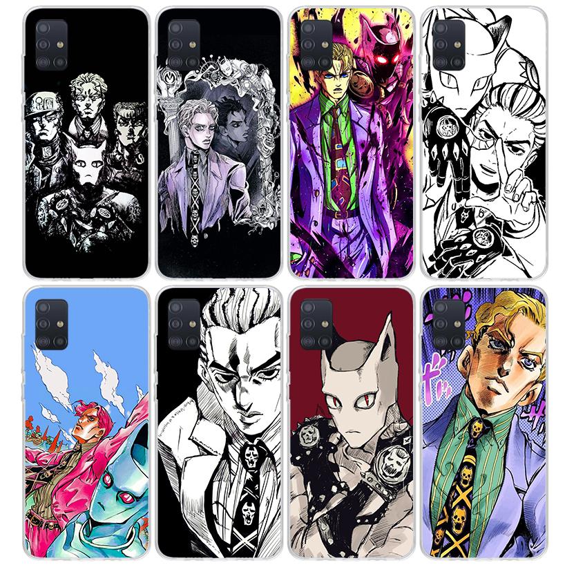 Чехол для телефона JoJo Kira Yoshikage Killer Queen для Samsung Galaxy A12 A52S A42 A32 A22 A51 A50 Note 20 Ultra 10 S10 Plus A71 A70 A3