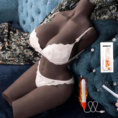 Половина тела без рук черная большая грудь реалистичная силиконовая секс-кукла реалистичная грудь игрушка для взрослых мастурбатор