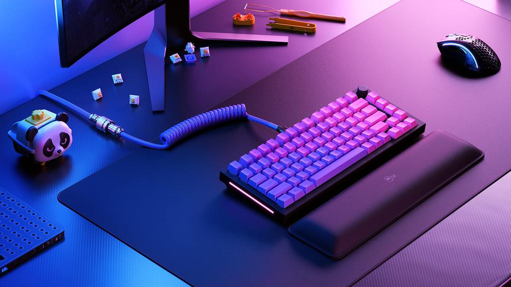 Glorious PBT Белые колпачки для клавиш 114 шт. Набор колпачков для механической клавиатуры KB675 GLO-KC-GPBT-W