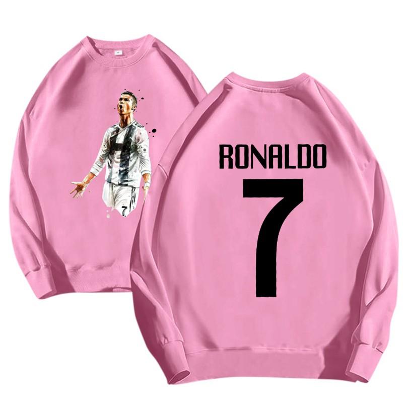Unisex Oversized Hooded Sweatshirt With Football Star Print Warm Fleece-Lined Cotton Blend Winter