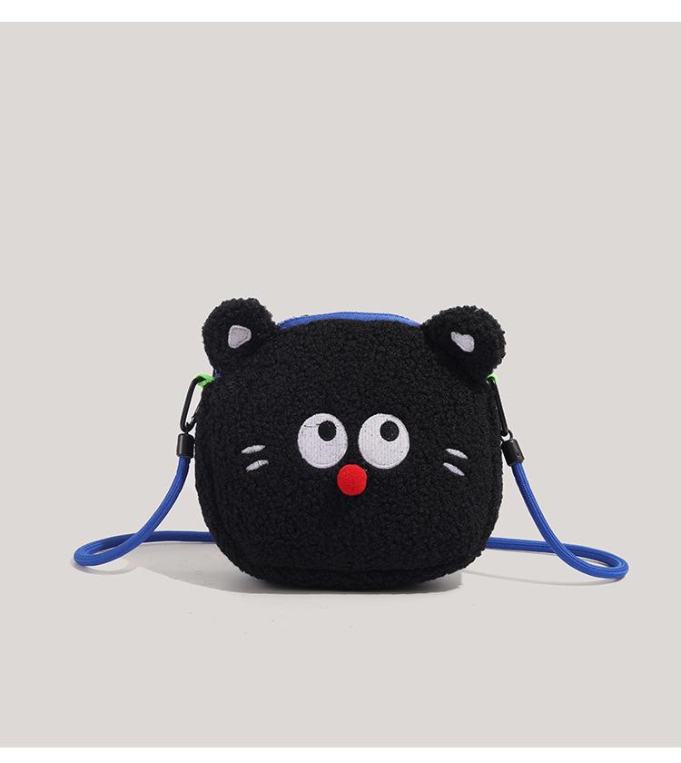 Cute Cartoon Autumn and Winter Plush Bag This Year's Popular Niche Design Crossbody Bag Simple Shoulder Bag for Women