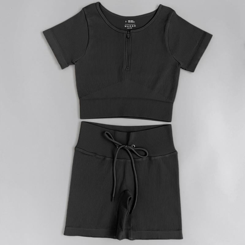 Women's Tracksuit Seamless Yoga Set Workout Sportswear Gym Clothing Fitness Sports Suits